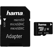 Hama MicroSDXC 64 Gt C10 UHS-I 80 MT/s