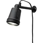 Konstsmide 7440-000 Amalfi musta puutarhaspotti 12V