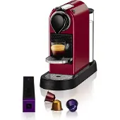 Krups Nespresso CitiZ XN7415 -kapselikahvikone, punainen