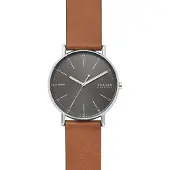 Skagen Leather Signatur rannekello