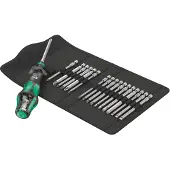 Wera Kraftform Kompakt Turbo1 -ruuvimeisseli RUUVIMEISSELISARJA 19 KPL