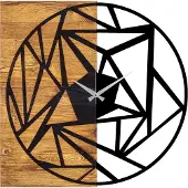 Opviq Seinäkello Wooden Clock 36