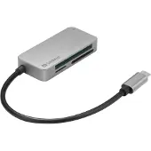 Sandberg USB-C Multi Card Reader Pro, hopea