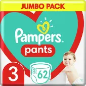 Pampers Pants 6-11kg koko 3-MIDI 62kpl