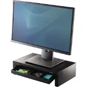 Fellowes Designer Suites, Vapaasti seisova, 18 kg, 53,3 cm (21"), Korkeudensäätö, Musta, Helmi (8038101)