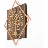 Wallxpert Roikkuva koriste Tree v2 - Kupari, 1 kpl.