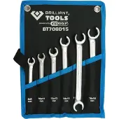 BRILLIANT TOOLS Kaksois-kiintoavainsarja BT706015