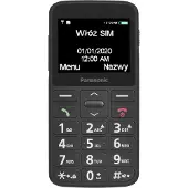Panasonic KX-TU160 Tel dla seniora Czarny