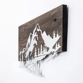 Wallxpert Riippuva koriste Mountain 38 cm