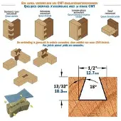 Cmt Lohenpyrstöjyrsin ; S=1/4''; D=12,7 mm