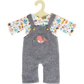 Heless Doll dungarees with T-shirt Whale 28-35 cm