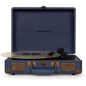 Crosley Cruiser Deluxe kaksisuuntainen Bluetooth levysoitin (Navy)