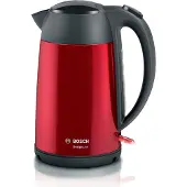 Bosch DesignLine TWK3P424 -vedenkeitin, 1,7 l, 2400 W, Deep red crystal