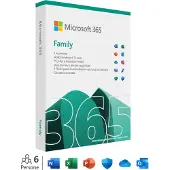 Microsoft 365 Perhe -tilaus | 6 käyttäjää | vuositilaus | aina laillinen | aina uusimmat versiot