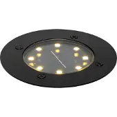 QAZQA Moderni maapohja-spoti musta sis. LED IP65 aurinkoenergialla - Terry