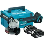 Makita Kulmahiomakone DGA506RTJ 18V, 125 mm, 2x5,0 Ah, MakPac