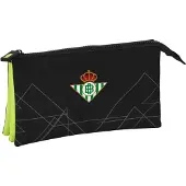 Safta Real Betis Balompie Triple Pencil Case Vihreä,Musta Mies