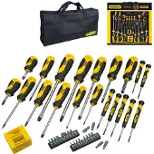 Stanley 20 kpl STHT0-62113 ruuvimeisselisarja - Phillips, Robertson, Torx - Erilaisia kokoja