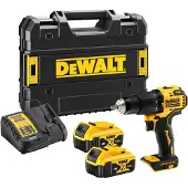 DeWalt Iskupora / ruuvinväännin DCD709P2T-QW; 18 V; 2x5,0 Ah akku