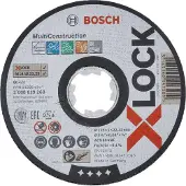 Bosch X-LOCK Multi Material, 115 x 1 x 22,23, suora katkaisulaikka ACS 60 V BF, 115 mm, 1,0 mm
