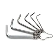 Beta Utensili 2.5-8 Mm Hexagonal Wrench Set 6 Units Hopeinen