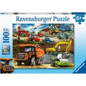 Ravensburger Palapeli Rakennusajoneuvot, 100
