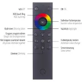 Q-SMART-HOME Paul Neuhaus Q-VITO -LED-lattiavalo antrasiitti Q-VITO, himmennettävä, Musta, Olohuone/ruokailutila, Metalli