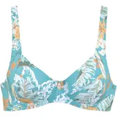 Sunseeker Bikinitoppi kerma / sininen / khaki / oranssi