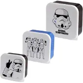 Puckator Set Of 3 Lunch Box S/M/L - Multi/patterned - ONE SIZE