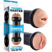 Huippukiva 2-in-1 masturbaattori Suu ja Vagina