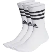 Adidas 3-Stripes Cushioned Sportswear Crew Socks 3-Pairs White/Black Arkisukat L (43-45)