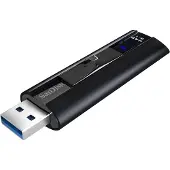 SanDisk 512GB Extreme PRO, 3.2 Gen1 USB-A -muistitikku, 420/380 MB/s, musta