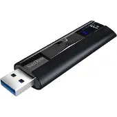 SanDisk 1TB Extreme PRO, 3.2 Gen1 USB-A -muistitikku, 420/380 MB/s, musta
