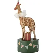 Bloomingville Flor Candlestick, Brown, Polyresin - Multi/patterned - H:25CM