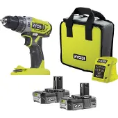 Ryobi Iskuporakone R18PD2-220SL; 18 V; 2x2,0 Ah akku