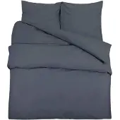 vidaXL Pussilakanasetti antrasiitti 200x200 cm kevyt mikrokuitu