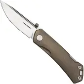 Real Steel Luna Maius Titanium Tan Bronze 7092, pocket knife