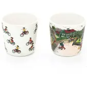 Rätt Start Lotta On Troublemaker Street, Mugs, 2-Pcs - Multi/patterned - 200 ml