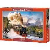 Castorland Steam train 1000 pcs, Kuviopalapeli, 1000 kpl, Ajoneuvot, Lapset & Aikuiset, 9 vuosi/vuosia