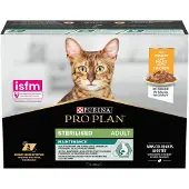 Purina Pro Plan - Cat Wet Sterilised with Chicken in Gravy Yellow 85 g x 10 kpl - Kissat - Kissanruoka - Märkäruoka