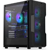Endorfy Regnum 400 ARGB, Tower, PC, Musta, ATX, mikro ATX, Mini-ITX, Multi, Kotelotuulettimet (EY2A009)