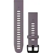 Garmin QuickFit 20 mm punavioletti/hiekanvärinen silikoniranneke 010-13279-06