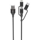 Ansmann 3in1 data- ja latauskaapeli 1,2m
