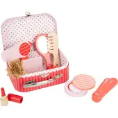Small Foot Wooden Retro Make-up in Case lelusetti puinen 3y+ 12 kpl