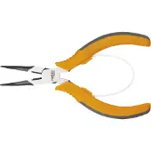 GRUPA TOPEX Tarkkuuspitkäkärkiset pihdit, kaarevat, 140 mm
