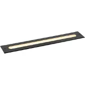 QAZQA Moderni maanpintavalaisin musta 50 cm sis. LED IP65 - Eline