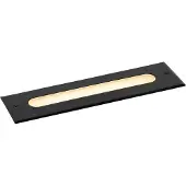 QAZQA Moderni maavalaisin musta 30 cm sis. LED IP65 - Eline