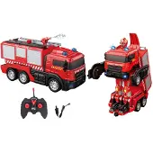 Speed Car Robot Firetruck Kauko-ohjattava Kuorma-auto