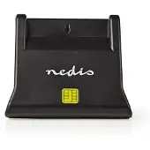 Nedis Älykortinlukija - - CRDRU2SM3BK - USB 2.0 - Pystymallinen - Musta