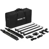 Nanlite Lg-E60 4 Light Led Studio Kit green screen -tausta